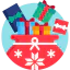 Christmas bag icon 64x64