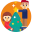 Christmas tree icon 64x64