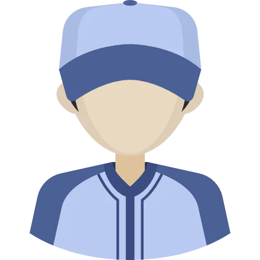 Baseball player icon