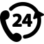 24 hours phone service іконка 64x64