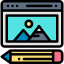 Web design biểu tượng 64x64