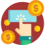 Pay per click ícono 64x64