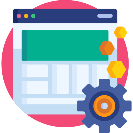 Web maintenance icon