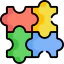 Puzzle pieces Ikona 64x64