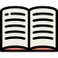 Open book Symbol 64x64