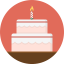 Birthday cake icon 64x64