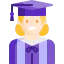 Female student icon 64x64
