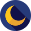 Crescent moon Ikona 64x64
