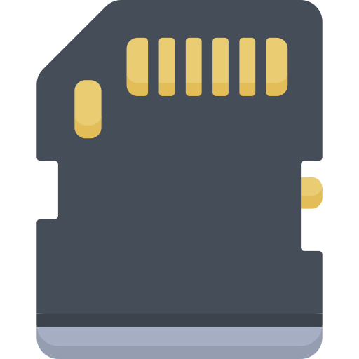 Micro sd card icon