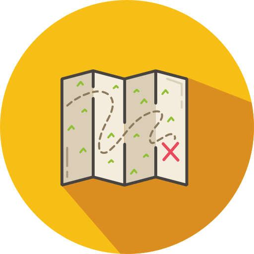 Road map icon