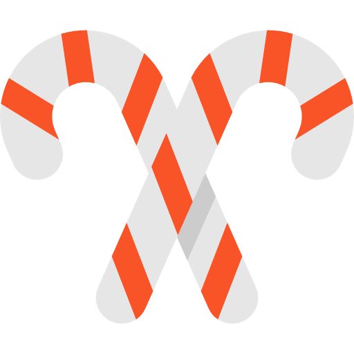 Candy cane icon