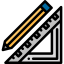 Set square icon 64x64