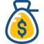Money bag icon 64x64