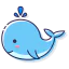Whale icon 64x64