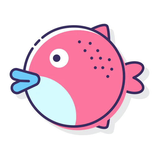 Puffer fish icon