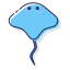 Manta ray icon 64x64