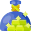 Money bag icon 64x64