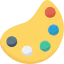Палитра красок иконка 64x64