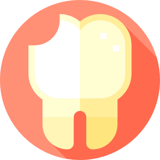 Broken tooth icon
