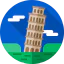 Pisa tower icon 64x64