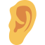 Ухо иконка 64x64