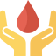 Blood donation icon 64x64