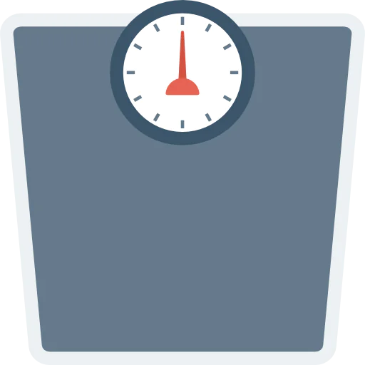 Weight scale icon