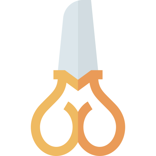 Sewing scissors icon