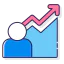 Growth chart icon 64x64