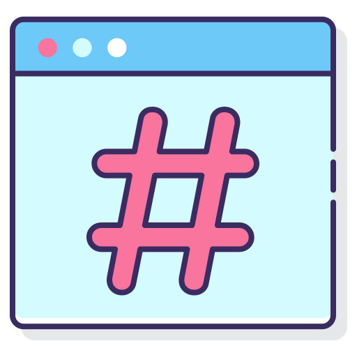 Hashtags icon