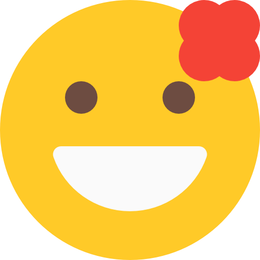 Smiling icon
