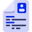 Curriculum vitae icon 64x64