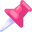 Push pin icon 64x64