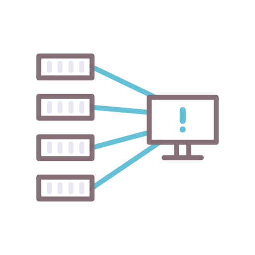 Cyber attack icon
