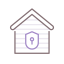 Home security icon 64x64