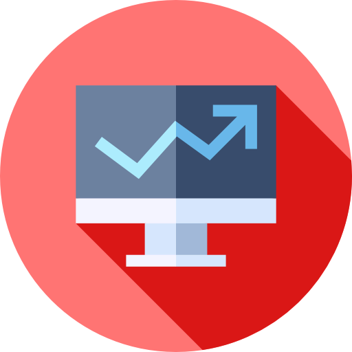 Line chart icon