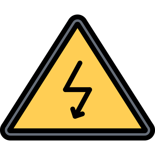 Electrical hazard icon