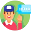 Delivery man icon 64x64