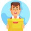 Delivery man icon 64x64