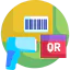 Qr code scan アイコン 64x64