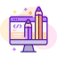Web development icon 64x64