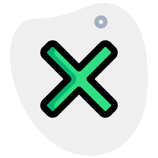 Crossed icon