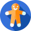 Gingerbread man ícono 64x64