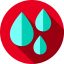 Water drops icon 64x64