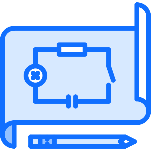 Electrical circuit icon