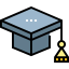 Graduation hat icon 64x64