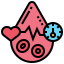 Blood count test icon 64x64
