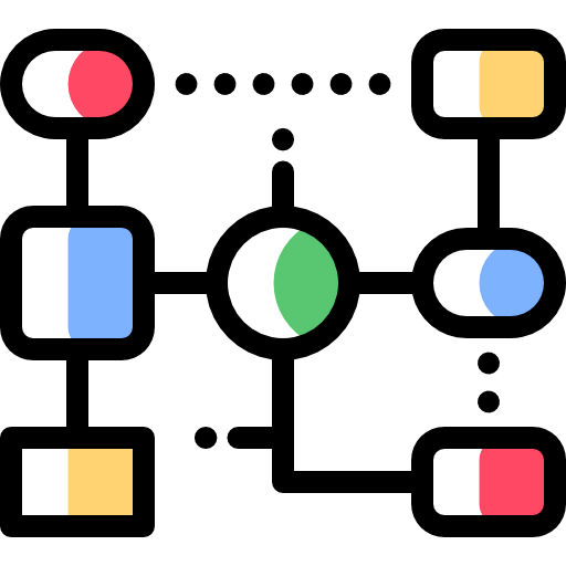 Flow chart icon