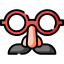 Glasses with mustache Ikona 64x64