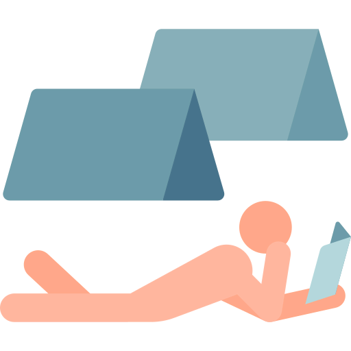Sunbathing icon